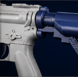Pistolet militaire électrique à eau