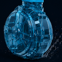 Pistolet à eau électrique avec effet lumineux