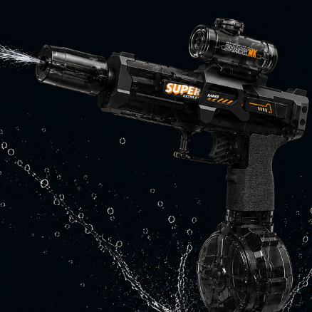 Pistolet à eau électrique avec effet lumineux