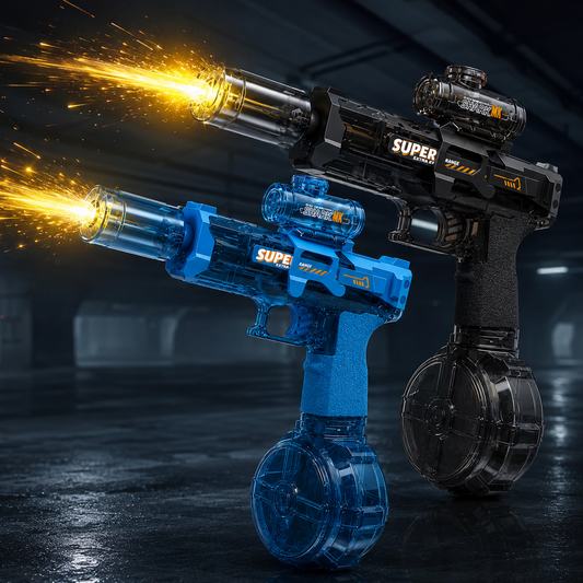 Pistolet à eau électrique avec effet lumineux