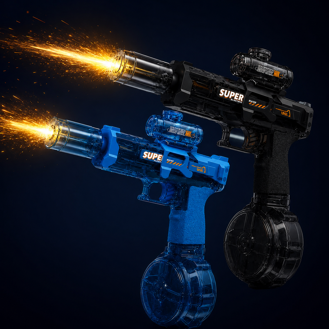 Pistolet à eau électrique avec effet lumineux