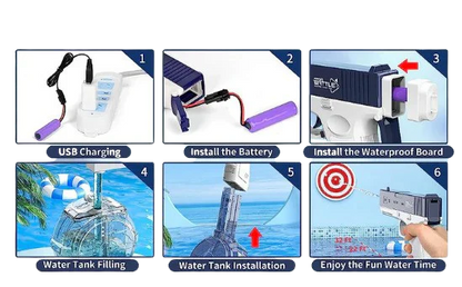 Pistolet à eau électrique